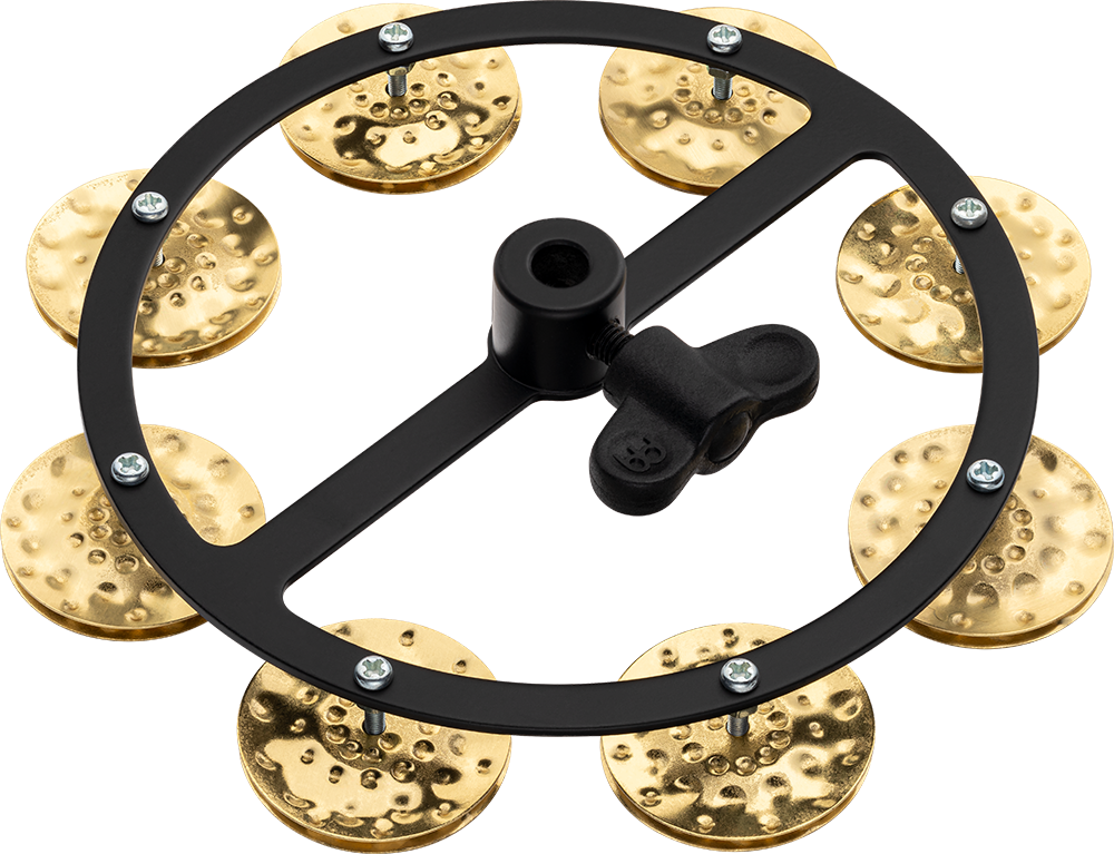 Meinl Hi-Hat tambúrína, brass, 1 röð, svört