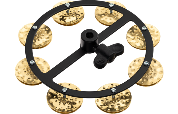 Meinl Hi-Hat tambúrína, brass, 1 röð, svört