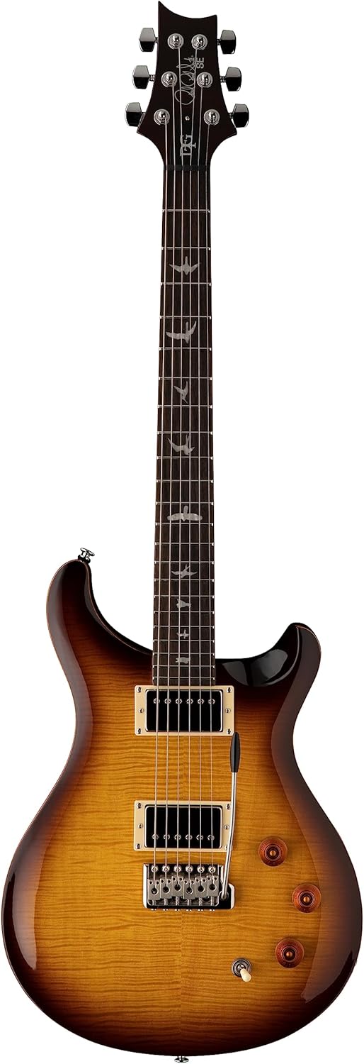 PRS SE DGT, McCarty Tobacco Burst m/poka