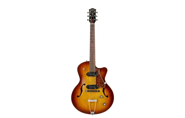Godin 5th Avenue CW Kingpin II P90 gítar, Cognac Burst