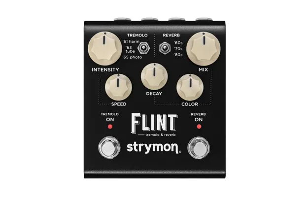 Flint V2 - Tremolo Effect Pedal and Reverb Effect Pedal