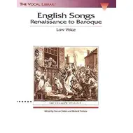 English Songs: Renaissance to Baroque, Low Voice