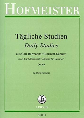Bärmann: Daily Studies Op.63, klarinett