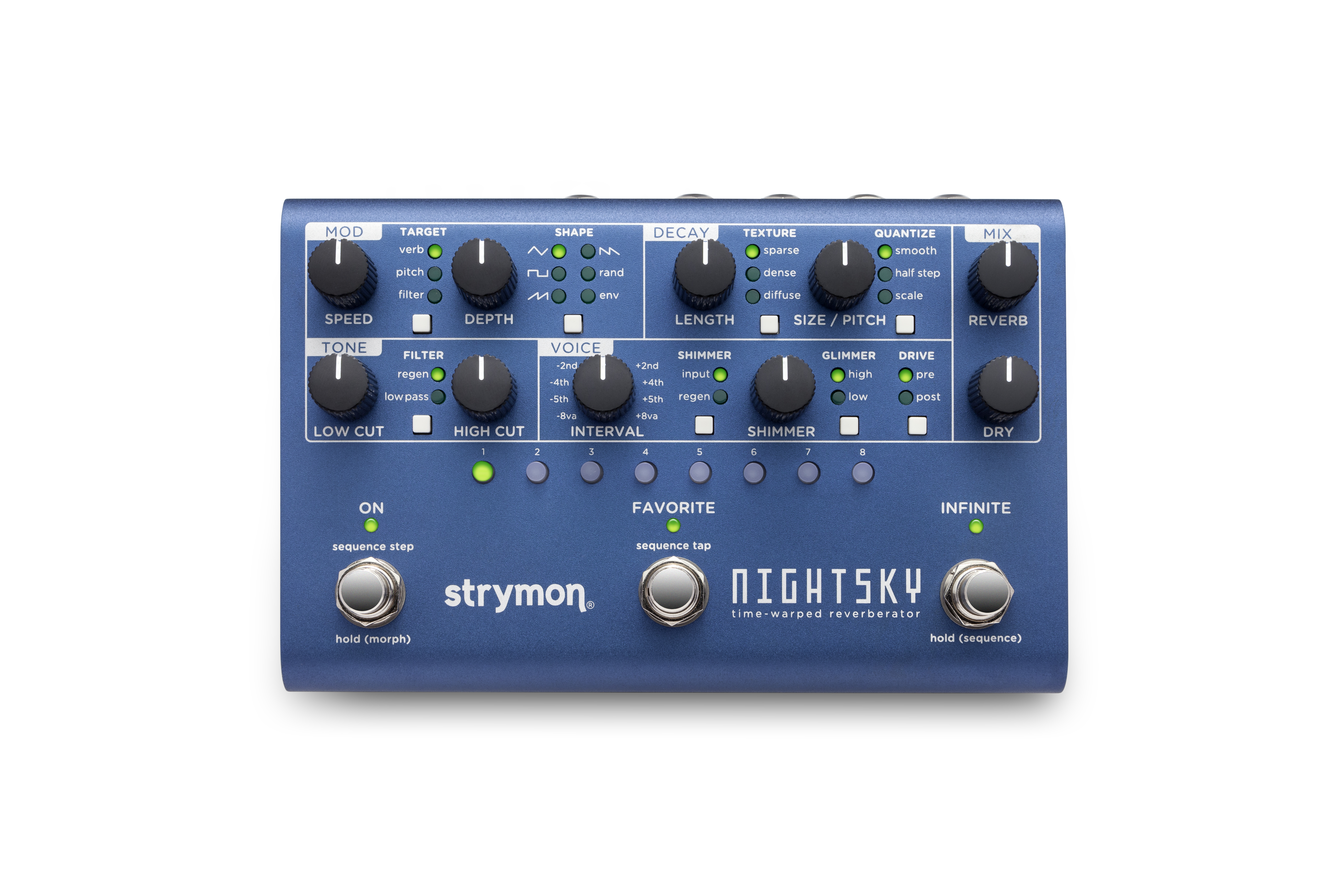 Strymon NightSky - Time-Warped Reverberator - Reverb Pedal