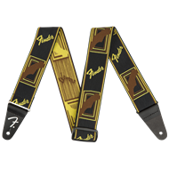 Fender gítaról, Weighless Monogram, black/yellow/brown