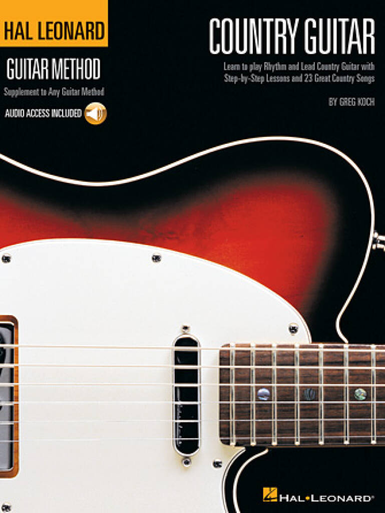 Hal Leonard Country Guitar Method, með niðurhali