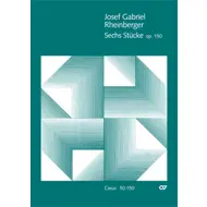 Rheinberger: Sechs Stücke op. 150, fiðla og orgel