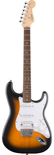 Squier Debut Stratocaster HT HSS, LRL, WPG, 2-TS Sunburst