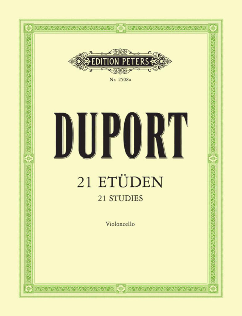 Duport: 21 Etudes, selló