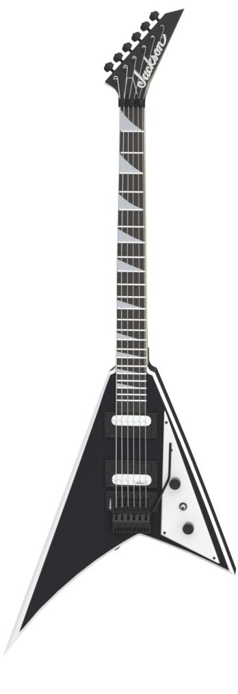 Jackson JS32 Rhoads, Black w / White Bevels