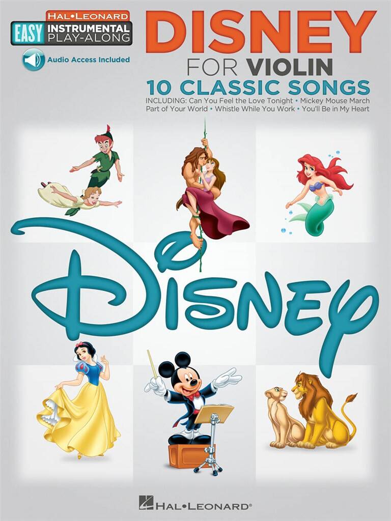 Disney - 10 Classic Songs, fiðla, með niðurhali