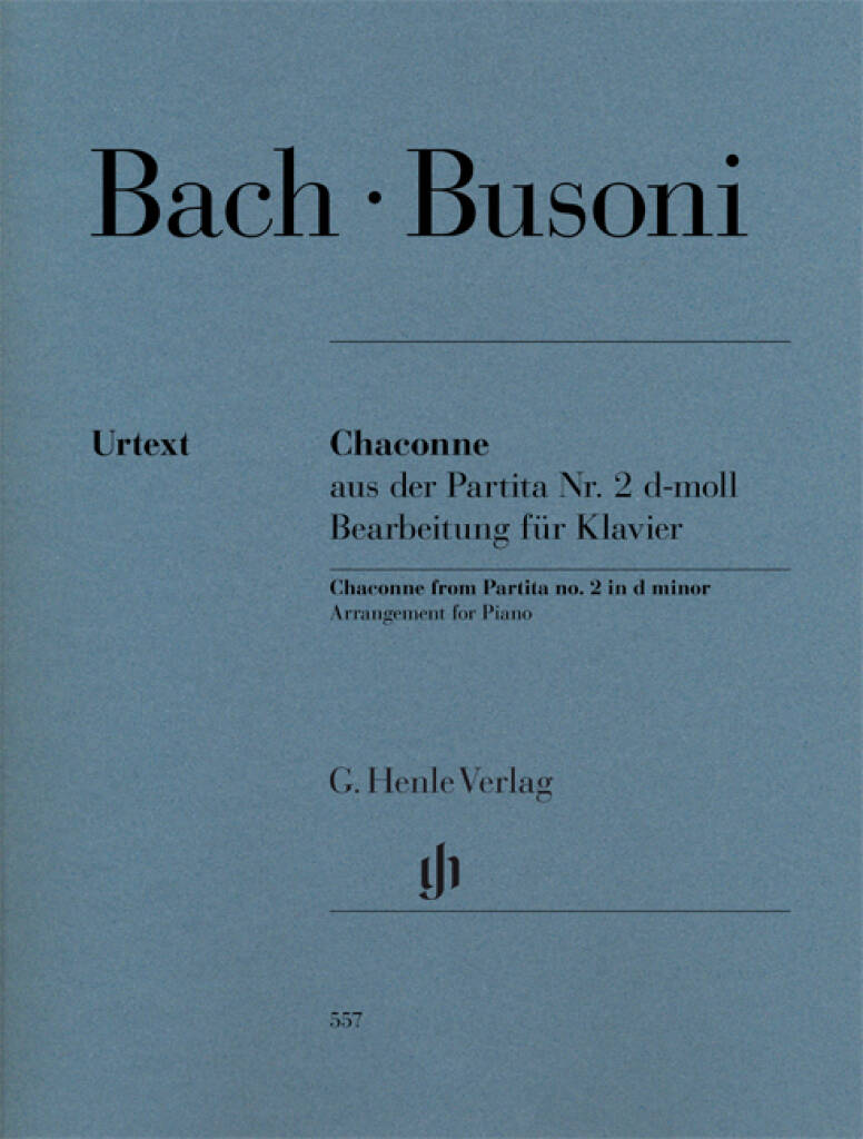 Bach- Busoni: Chaconne From Partita No.2 D Minor