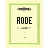 Rode: 24 Capricen, víóla