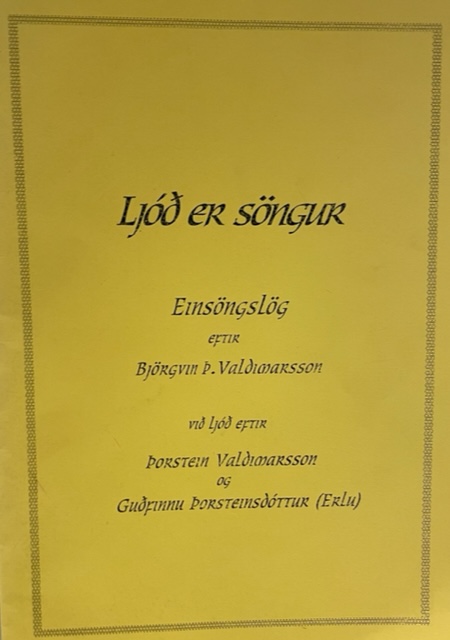 Ljóð er söngur