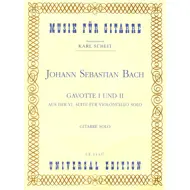 Bach: Gavotte I and II, gítar
