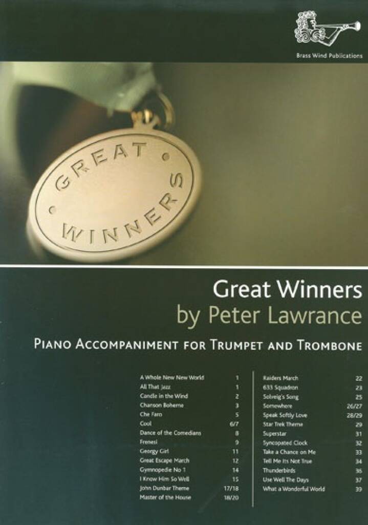 Great Winners Piano Acc. for Trumpet/Trombone