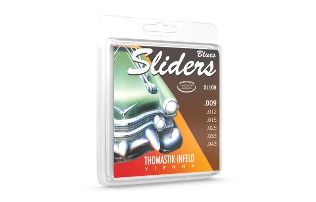 homastik SL109 Blues Sliders rafgítarstrengir,  .009-.043