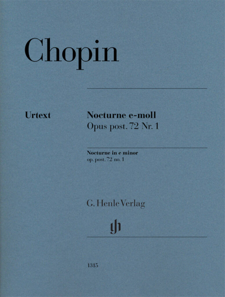Chopin: Nocturne e-moll, Opus Post.72, Nr.1
