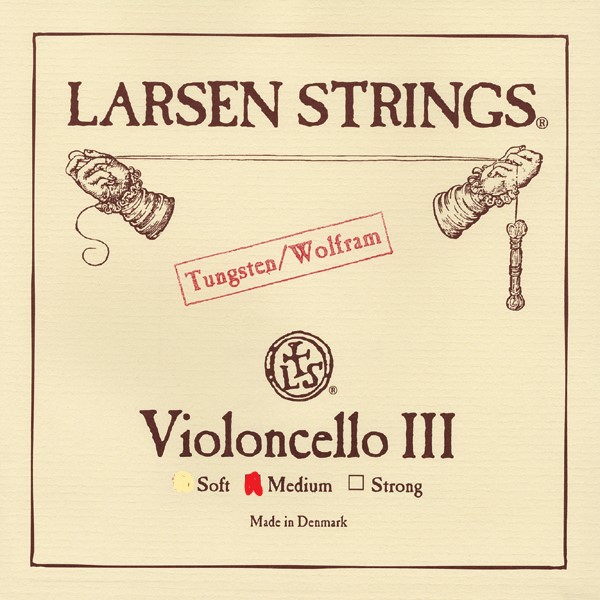 Larsen sellóstrengur G, medium, Tungsten/Wolfram