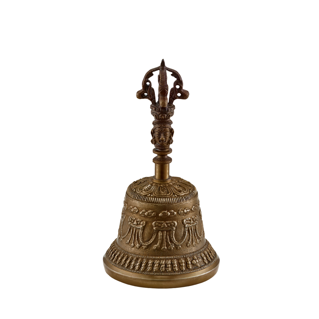 Sonic Energy Bell , 9cm diam , Indian handcraft
