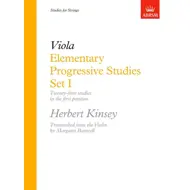 Elementary Progressive Studies, Set I , víóla