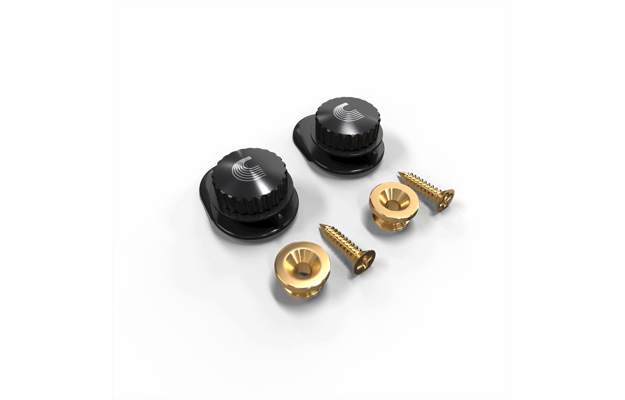 D'Addario Universal Strap Lock System - gyllt