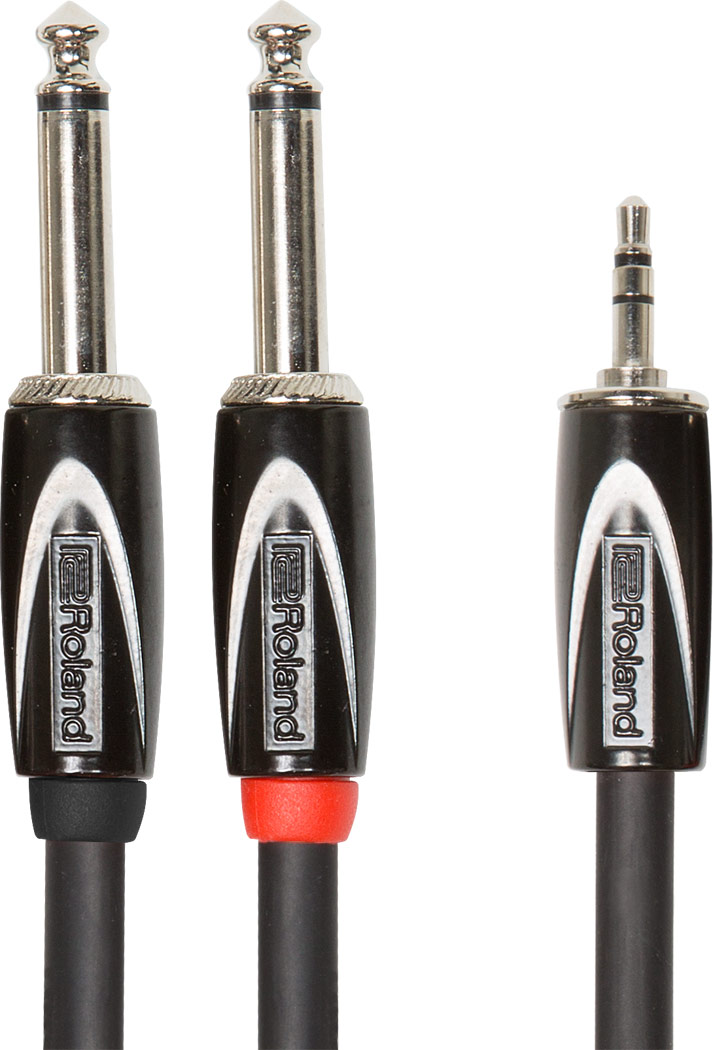 Roland Interconnect Cable , 1/8" TRS - two jack