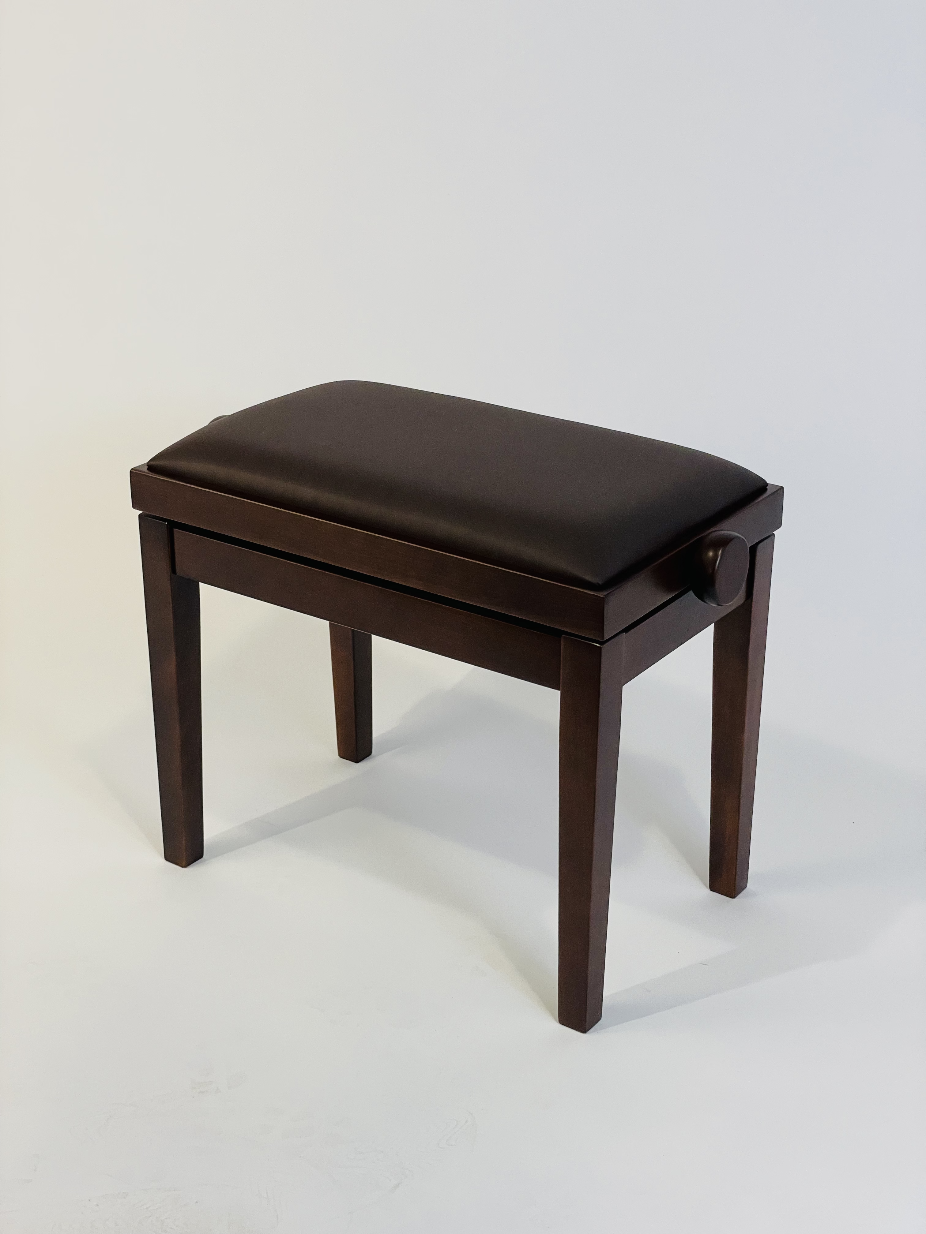 Hidrau BG-27 píanóbekkur, dökk hnotulitaður, mattur, brún seta