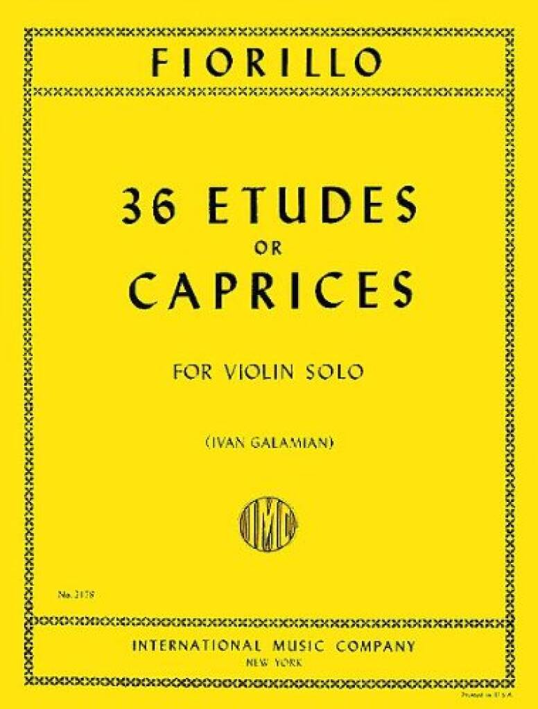 Fiorillo: 36 Etudes or Caprices for Violin Solo
