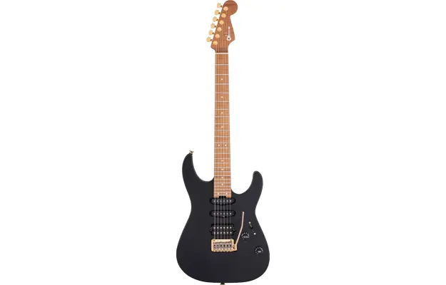 Charvel USA Select DK24 HSS rafmagnsgítar, Satin Black