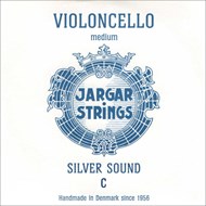 Jargar sellóstrengur C, silver sound, medium