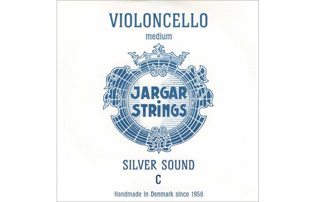 Jargar sellóstrengur C, silver sound, medium
