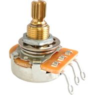 Potentiometer - AxLabs, Linear, Knurled Shaft, Dish Back, ⅜” Bushing