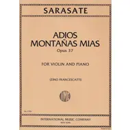 Sarasate: Adios Montanas Mias Op. 37, fiðla og píanó