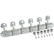GOTOH Tuners, SD91, Vintage Style, staggered posts, Nickel