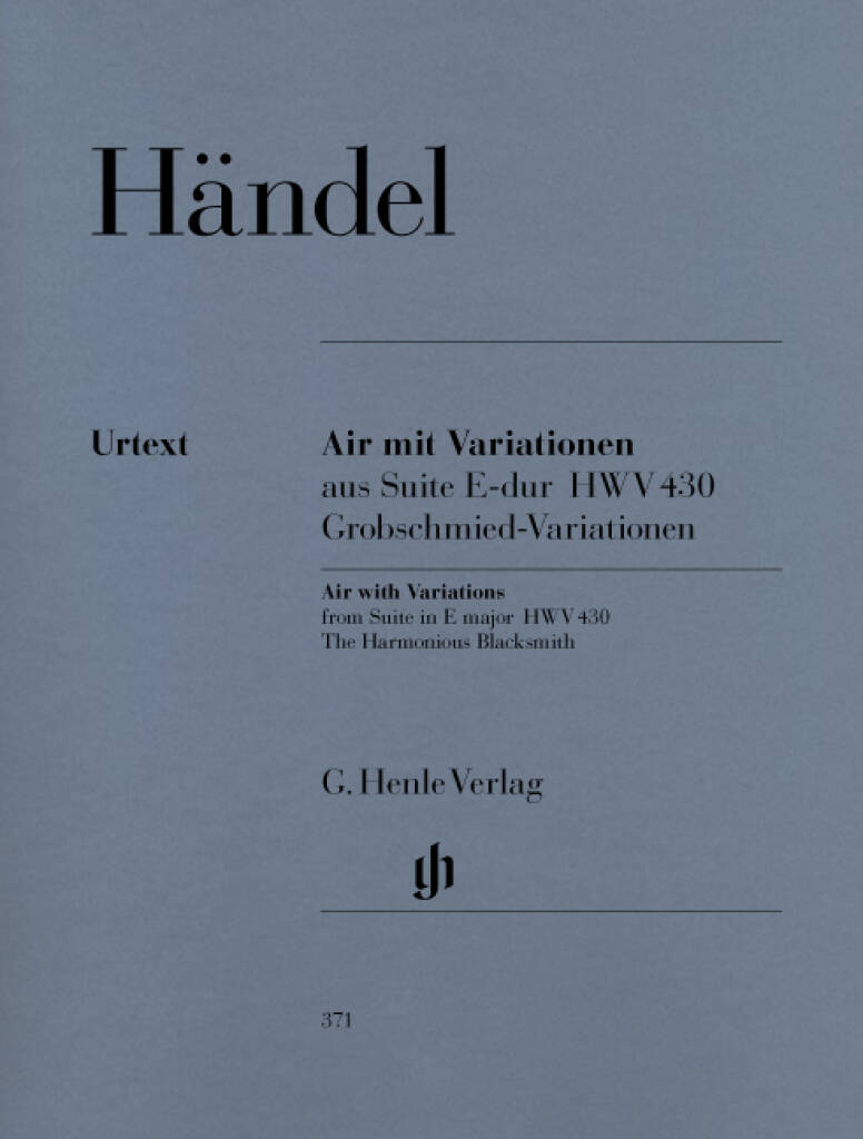 Händel: Air With Variations From Suite In E major