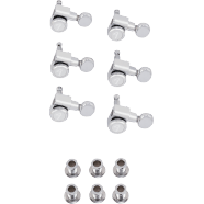 Fender Tuners, Locking Strat/Tele, Vintage Buttons, Chrome