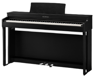 Kawai CN201 rafmagnspíanó, svart matt