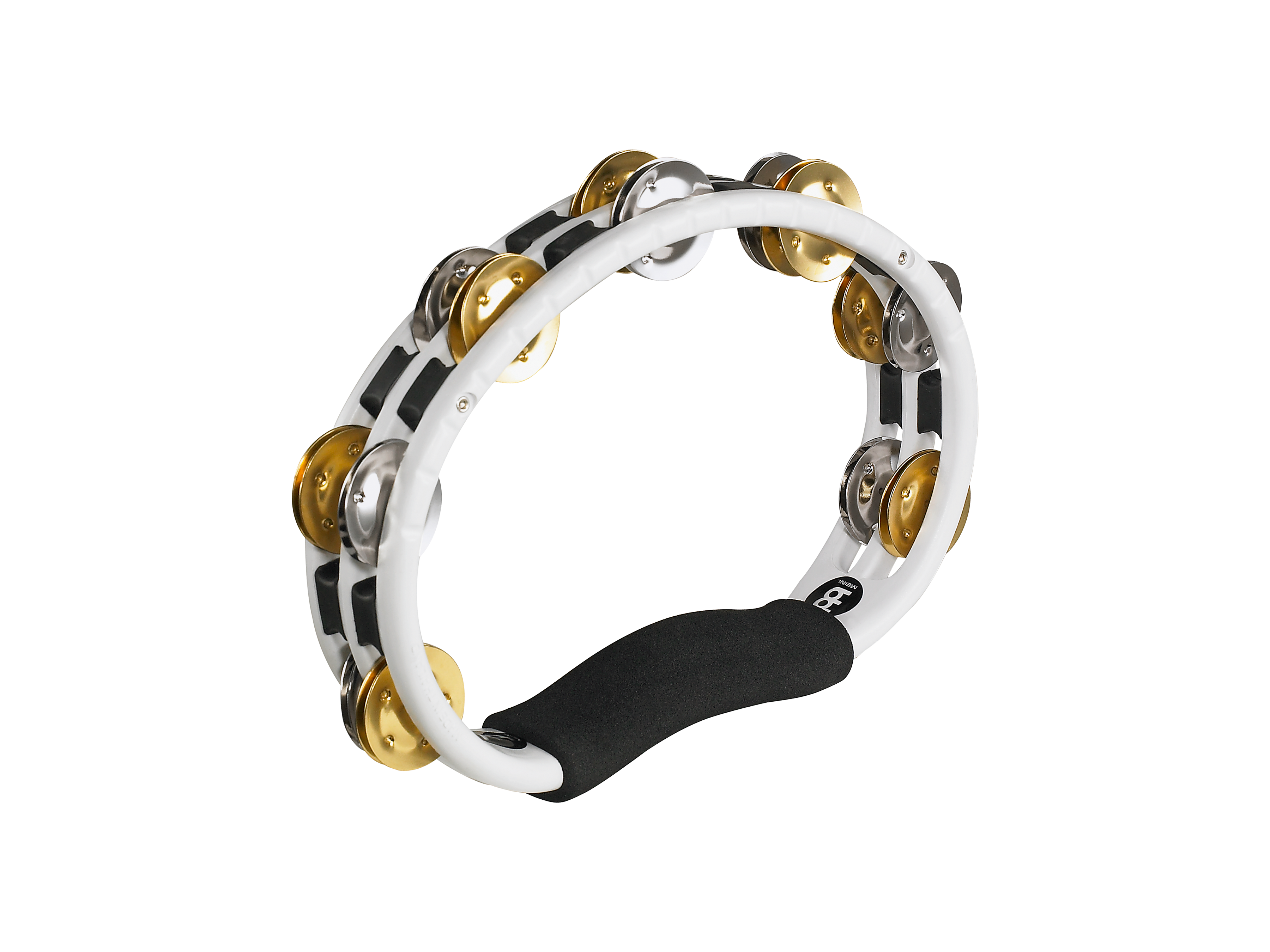 MEINL Hand tamborína, mixed jingles, hvít