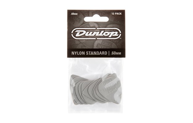 Dunlop Nylon Standard gítarnögl, .60mm, 12 stk
