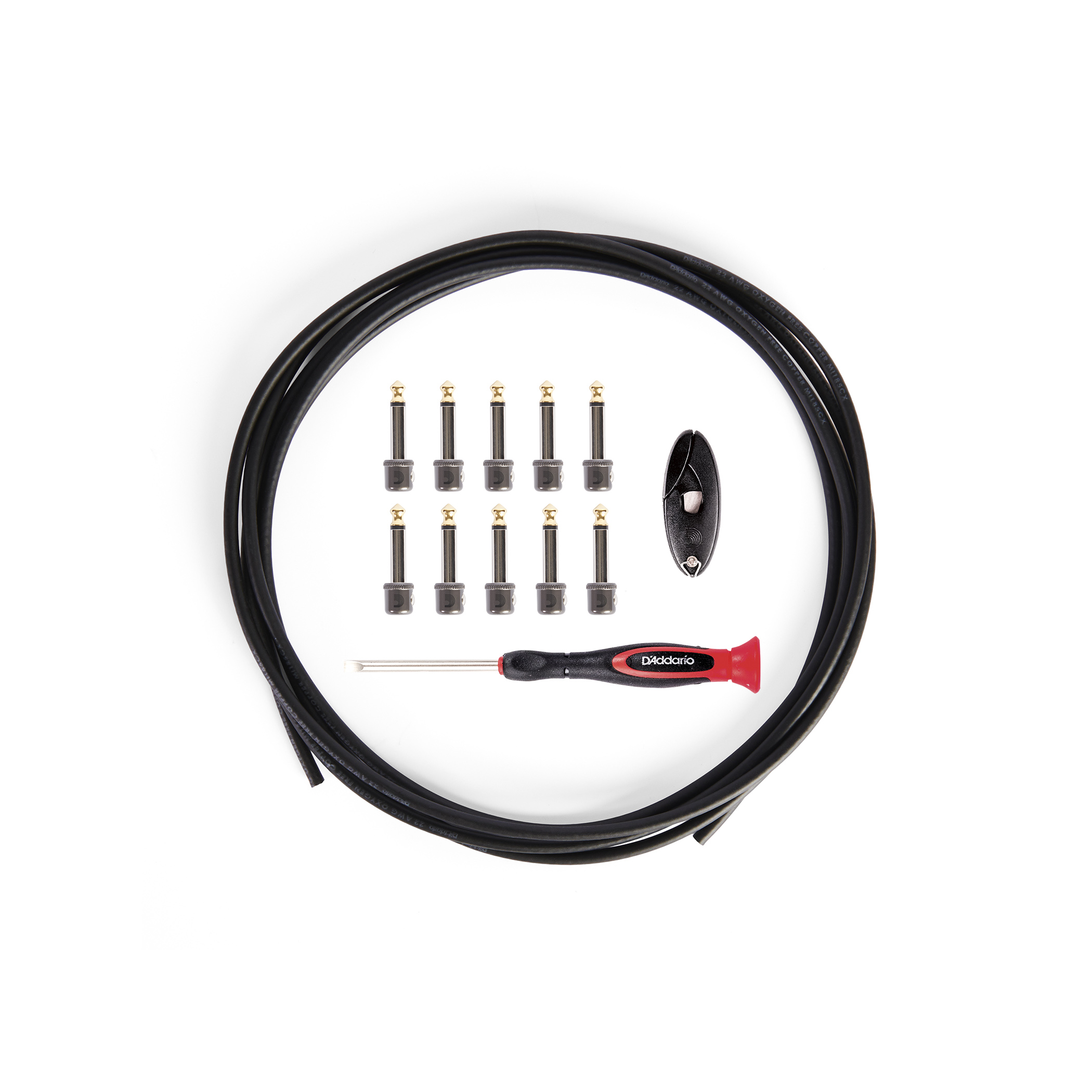 D'Addario DIY Solderless cable Kit with mini plugs, Verð áður 13.800.-