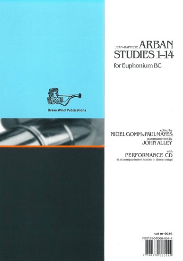 Arban Studies 1-14, Euphonium BC and Piano