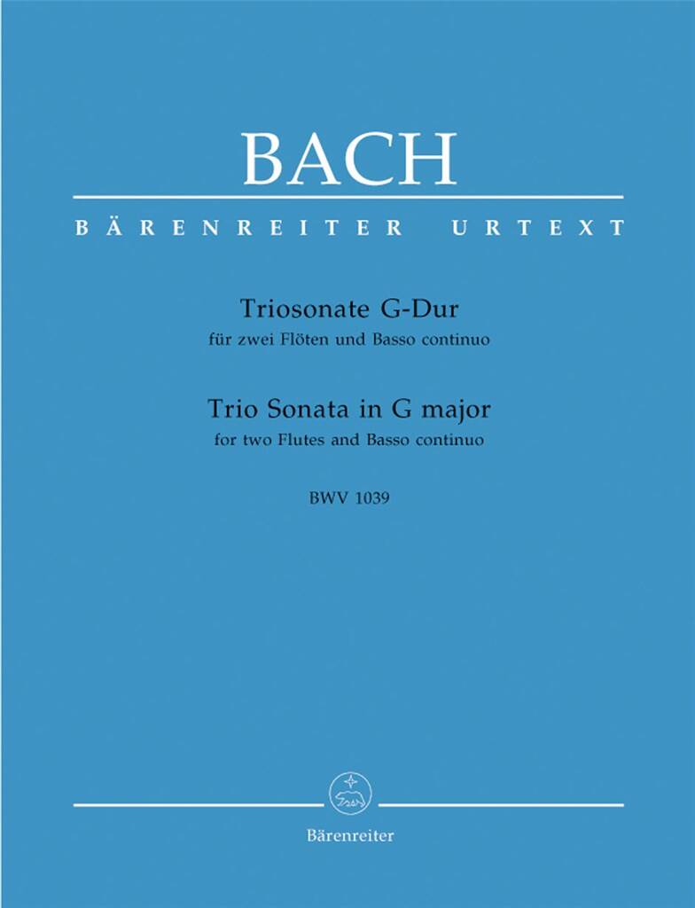 Bach: Trio Sonata In G For Two Flutes And Basso Continuo