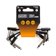 MXR 3 inch Ribbon Patch Cable, 3-pack