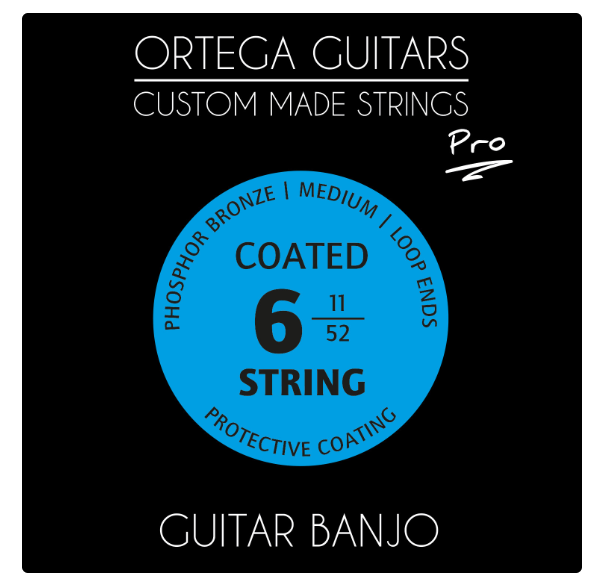 Ortega strengir í gítarbanjó