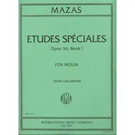 Mazas: Études Spéciales, Opus 36, Book 1, fiðla