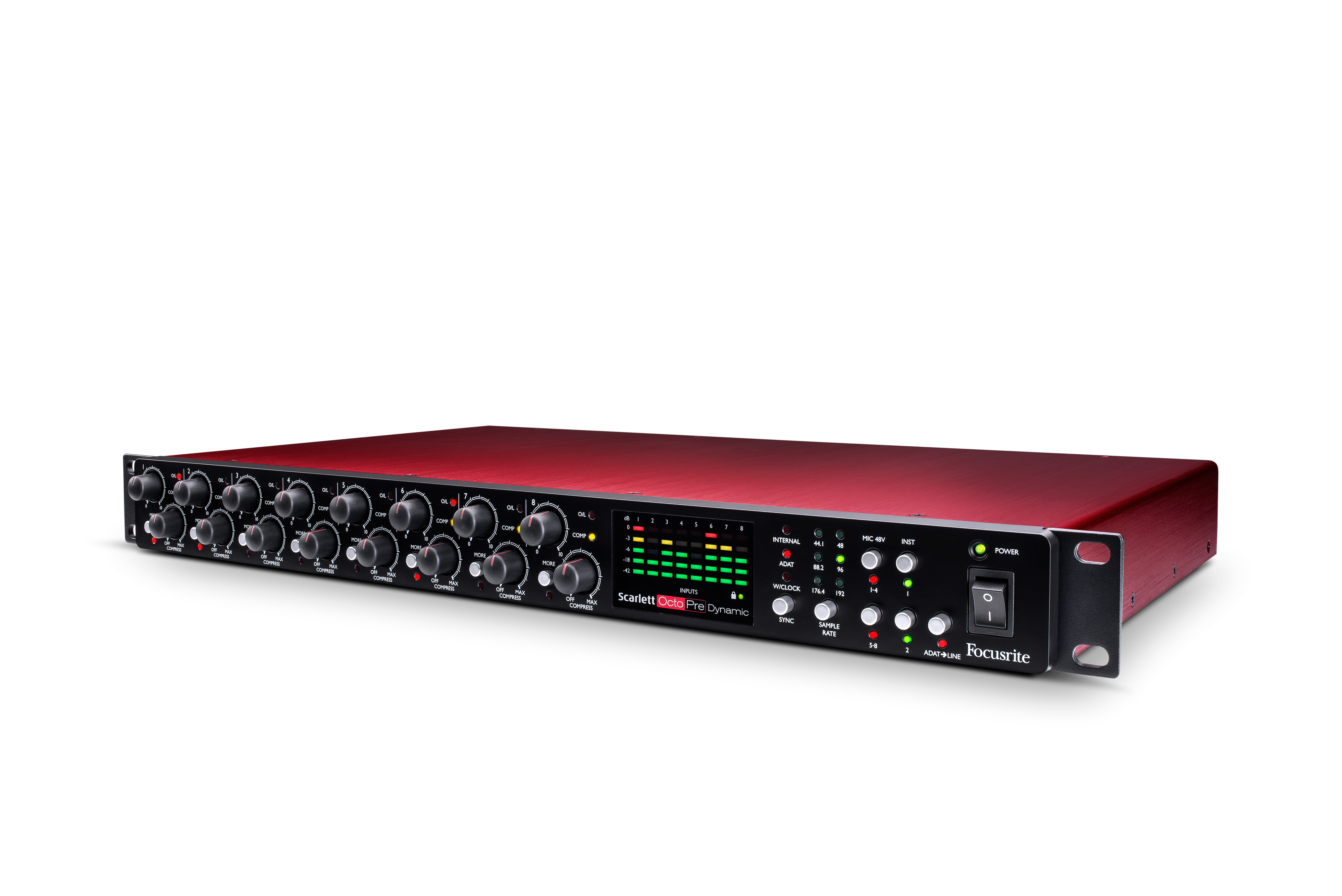 Focusrite Scarlett OctoPre Dynamic 8-channel Microphone Preamp & Compressor