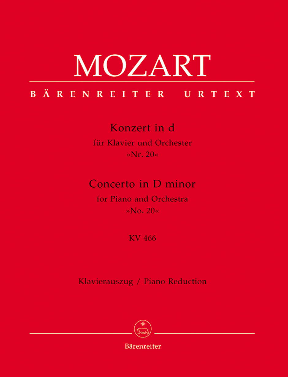 Piano Mozart: Concerto No. 20 in D minor K. 466, 2 Pianos Reduction