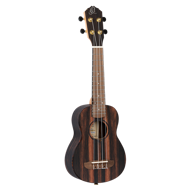 Ortega sópran ukulele, ebony , með poka