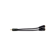 D'Addario 1/8" Male Stereo to dual 1/8" Female stereo